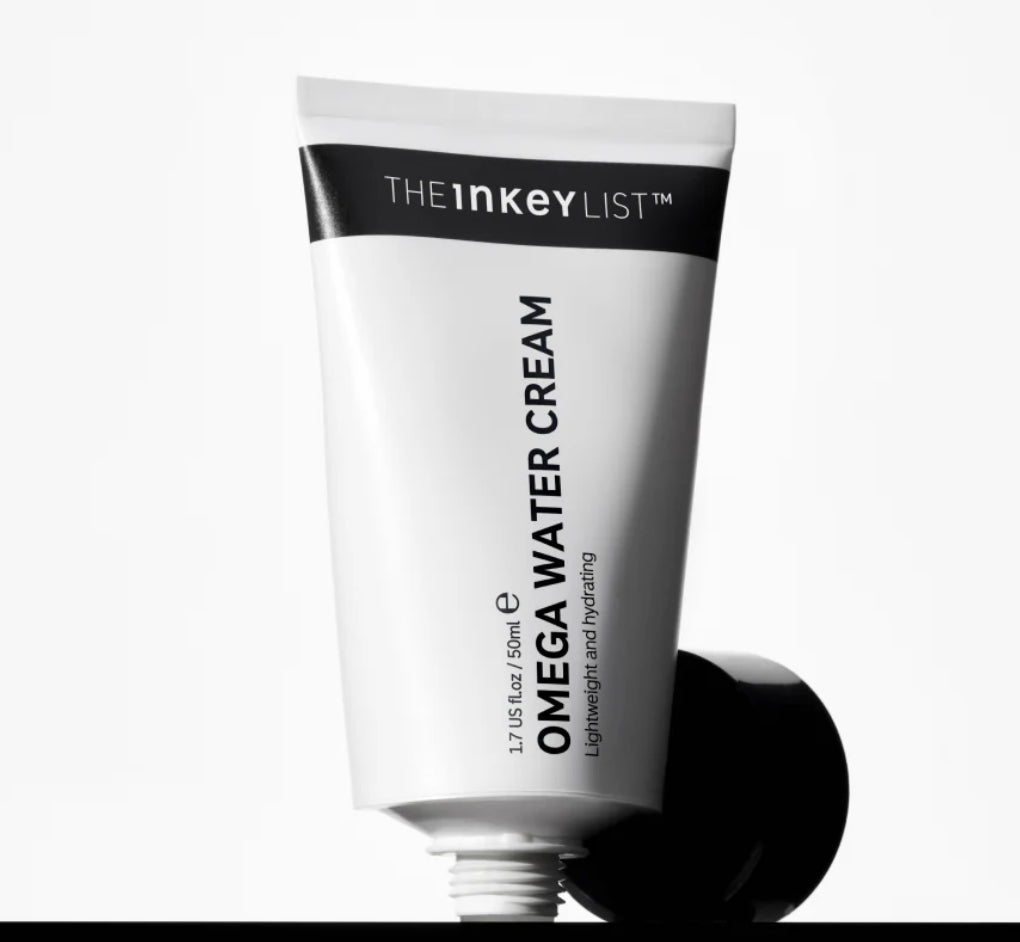 The Inkey List Omega Water Cream Moisturiser - Lightweight Hydrating Gel Cream 50ml