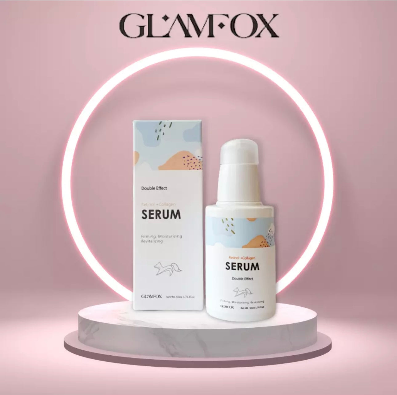 GlamFox Retinol & Collagen Serum 50mls