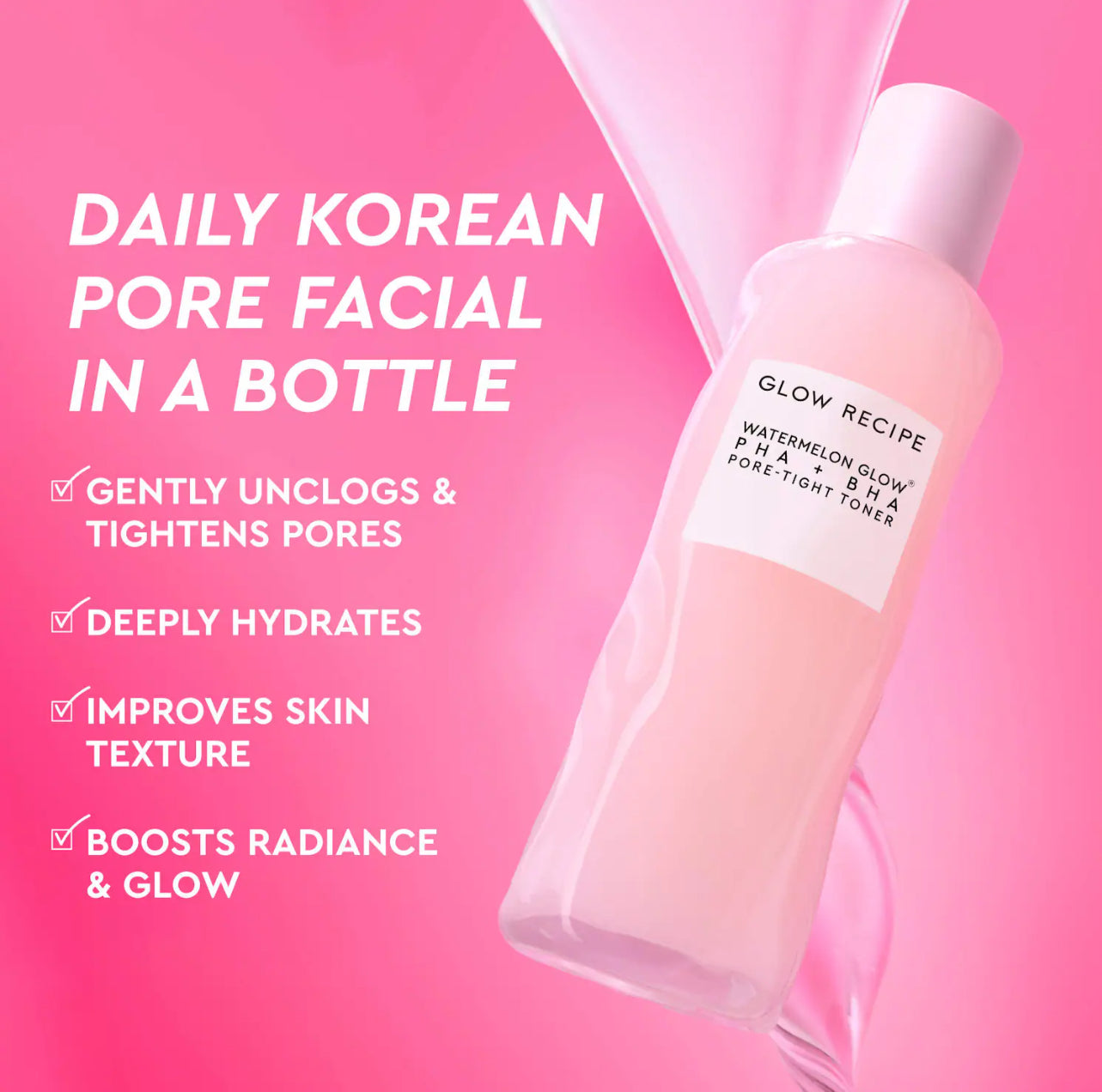 Glow Recipe Watermelon Glow PHA + BHA Pore-Tight Toner