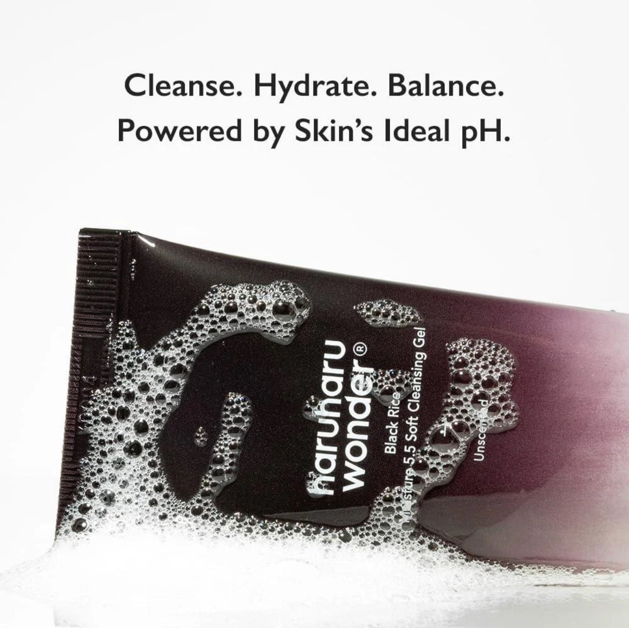 Haruharu Wonder Black Rice Moisture 5.5 Soft Cleansing Gel 100ml