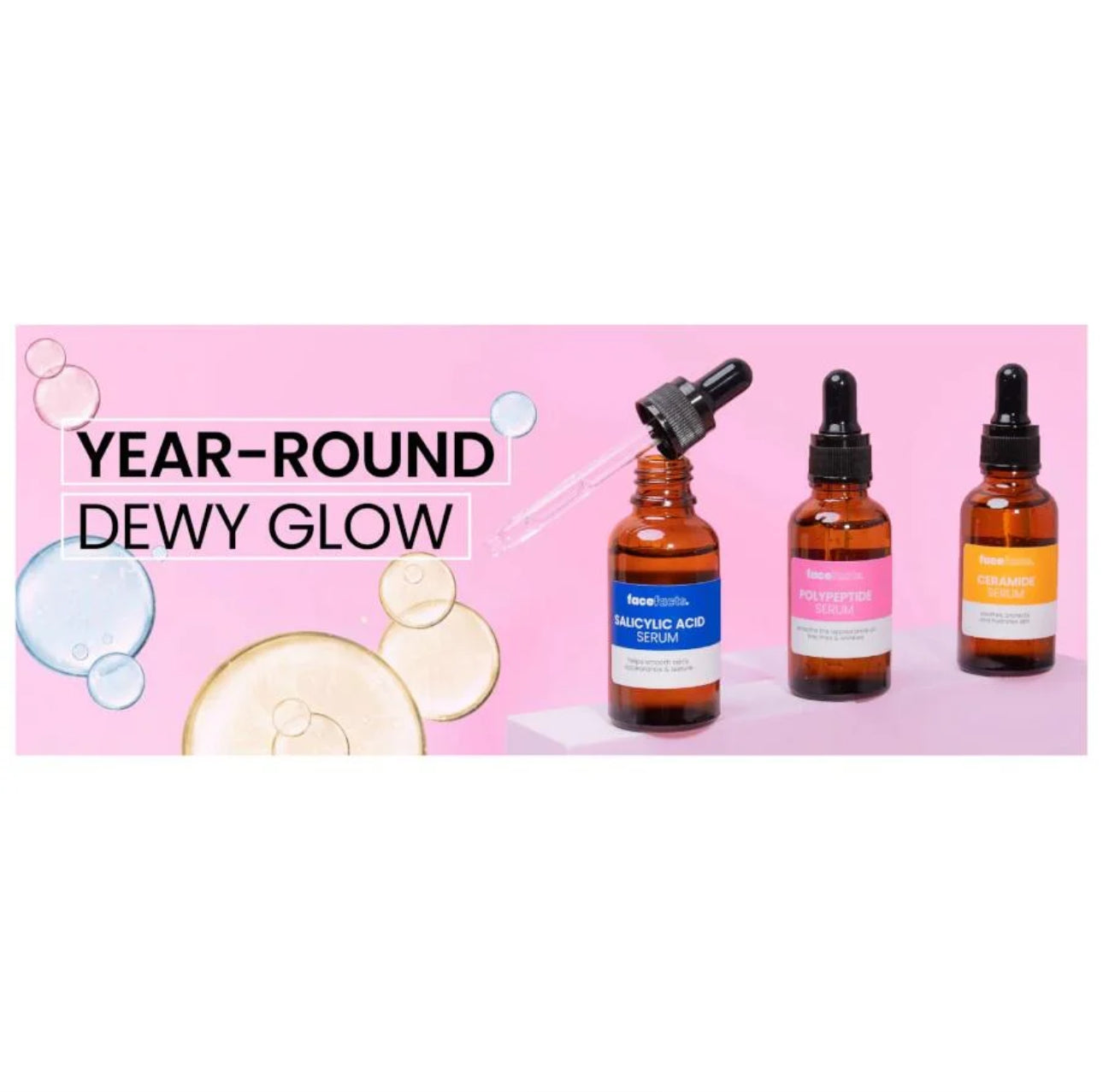 Face Facts Firm+ Revitalise Collagen Facial Serum - 30ml