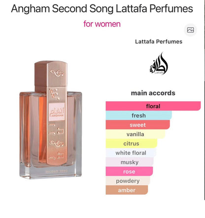 ANGHAM SECOND SONG EAU DE PARFUM 100ML LATTAFA