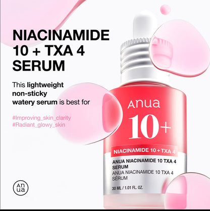 Anua Niacinamide 10% TXA 4% 30mls