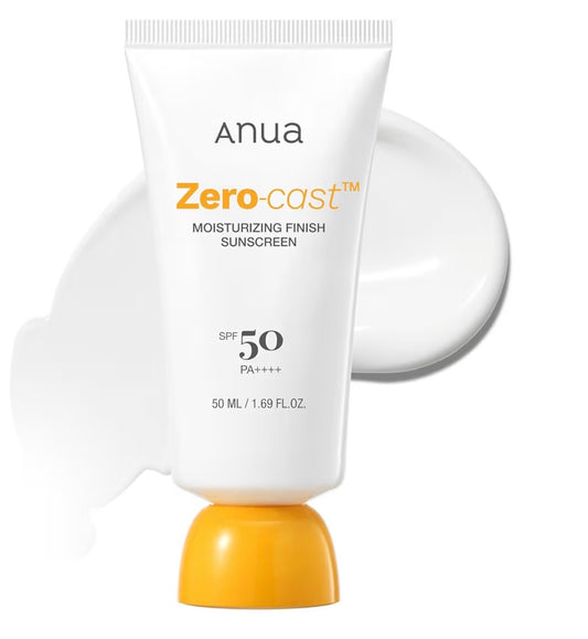 Anua Zero Cast Moisturizing Finish Sunscreen 50ml