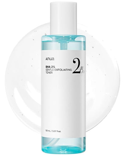 ANUA BHA 2% Gentle Exfoliating Toner for Acne-Prone & Oily Skin 150ml