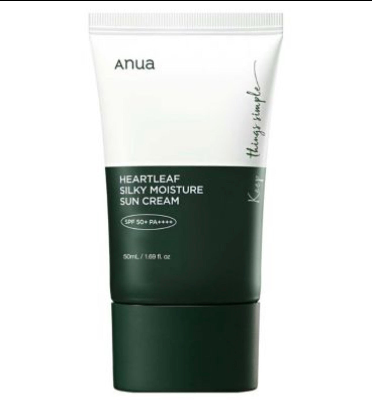 Anua Heartleaf Silky Moisture Sun Cream SPF 50 PA ++++ 50ml