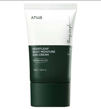Anua Heartleaf Silky Moisture Sun Cream SPF 50 PA ++++ 50ml