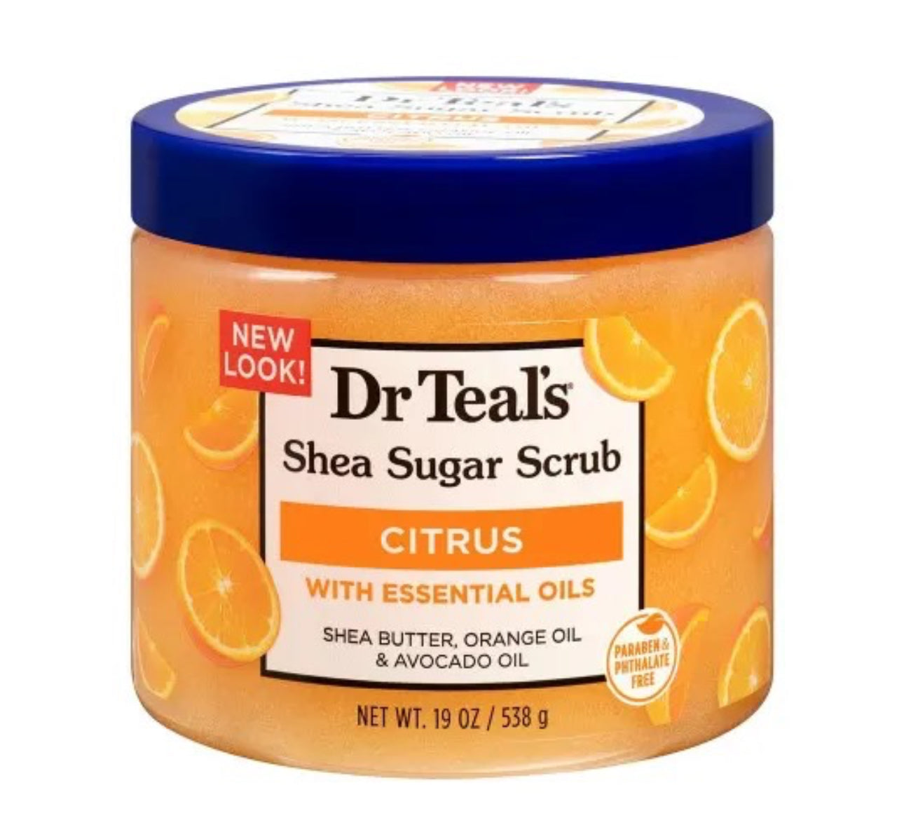 Dr Teals Citrus Sugar Scrub 19Oz/ 538mls