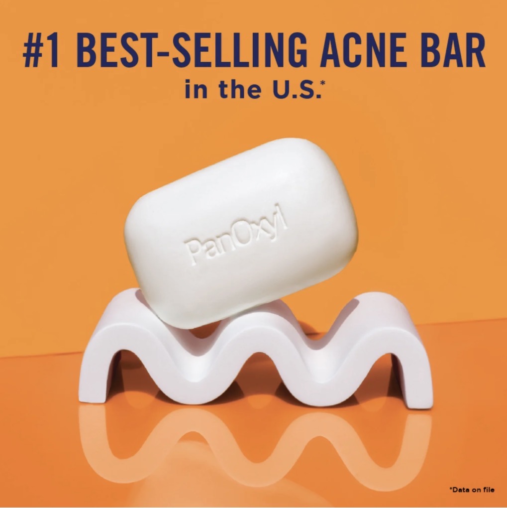 PanOxyl Acne Treatment Bar 10% Benzoyl Peroxide | Acne Cleansing Soap UK