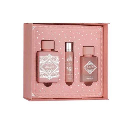 Badee Al Oud Sublime Perfume 3pcs Gift Set Lattafa