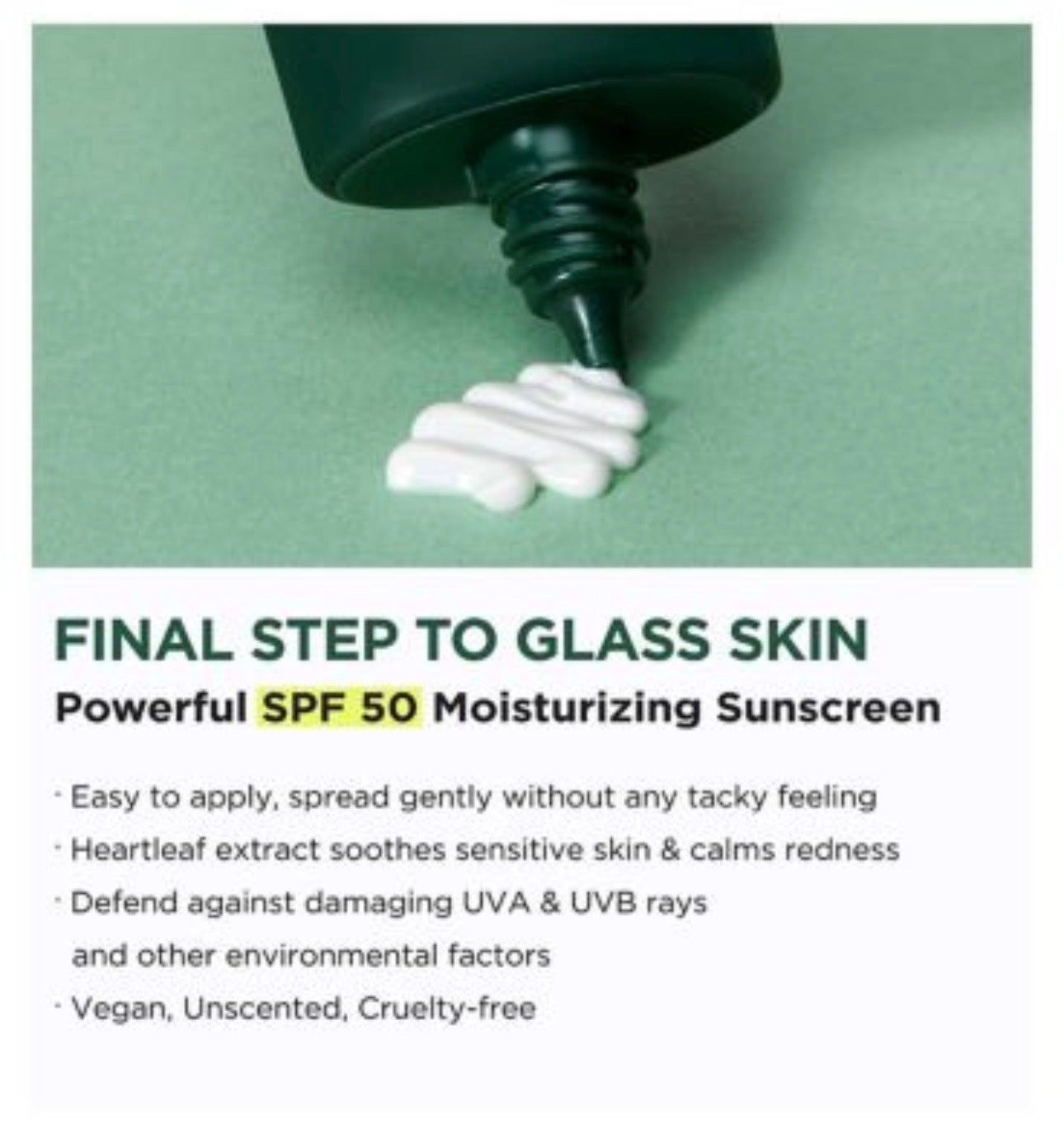 Anua Heartleaf Silky Moisture Sun Cream SPF 50 PA ++++ 50ml