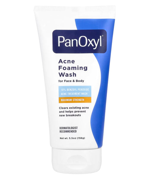 PanOxyl 10% Benzoyl Peroxide Face & Body Wash (5.5 oz)