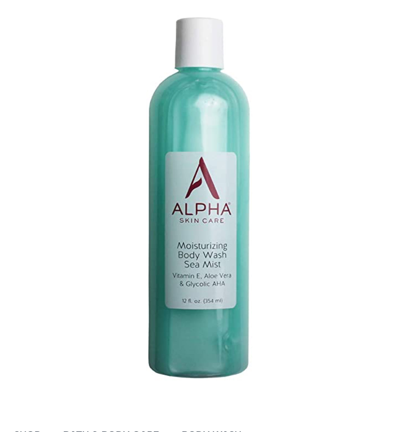 Alpha Skin Care Moisturising Body Wash 354ml