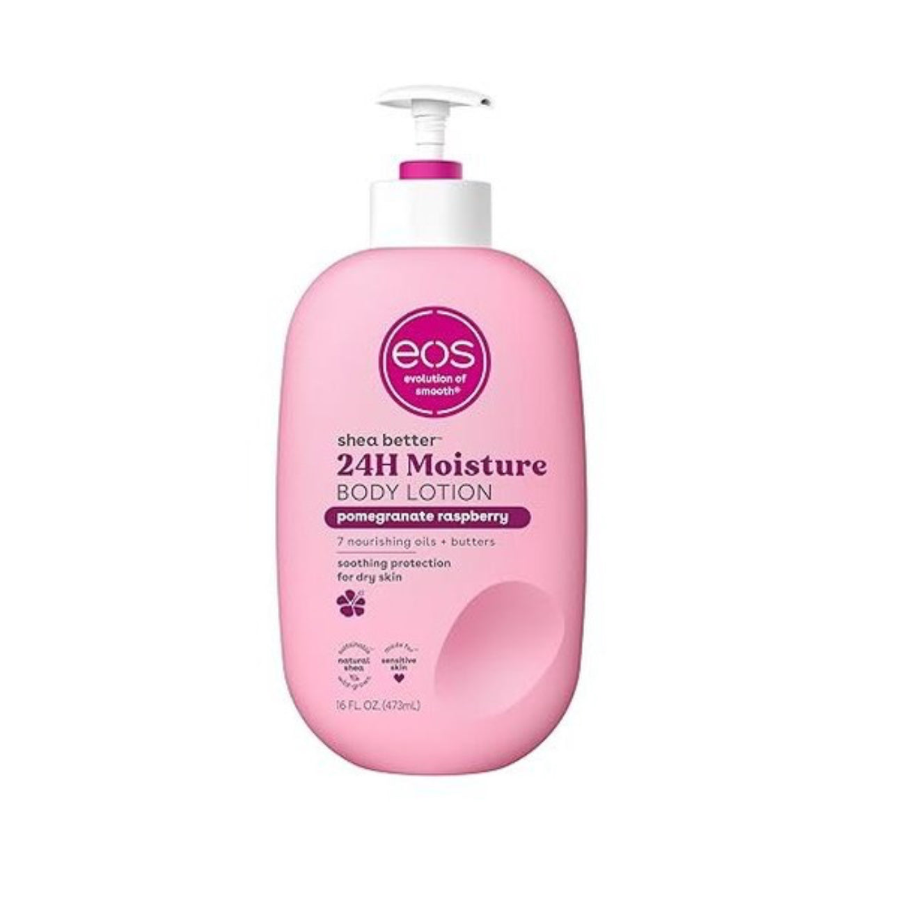 Eos Pomegranate & Raspberry Body Lotion 473ml – Shea Butter Moisturising Lotion