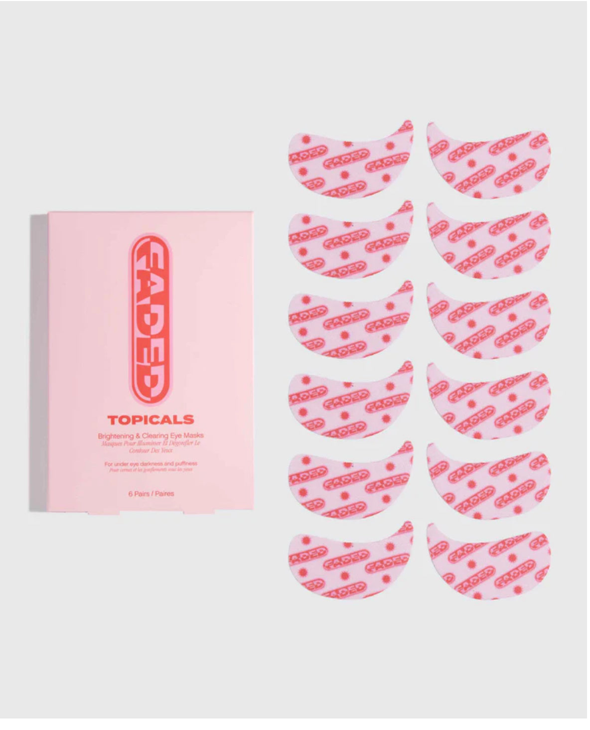 Topicals Faded Under eye mask pads