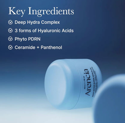 Arencia Deep Water Surge Serum 30ml – Hydrating Hyaluronic Acid Serum for Dry & Dehydrated Skin