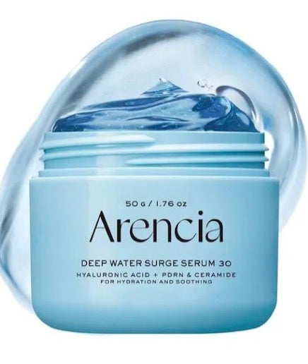 Arencia Deep Water Surge Serum 30ml – Hydrating Hyaluronic Acid Serum for Dry & Dehydrated Skin