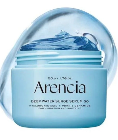Arencia Deep Water Surge Serum 30ml – Hydrating Hyaluronic Acid Serum for Dry & Dehydrated Skin