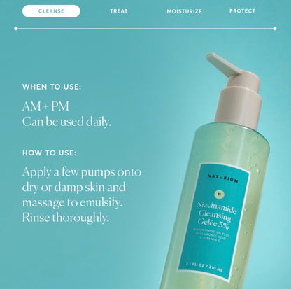 NATURIUM Niacinamide Cleansing Gelee 3%  210ml