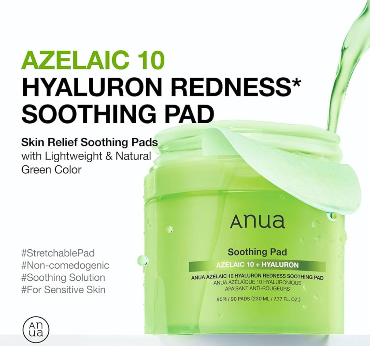 Anua Soothing Pads 230mls