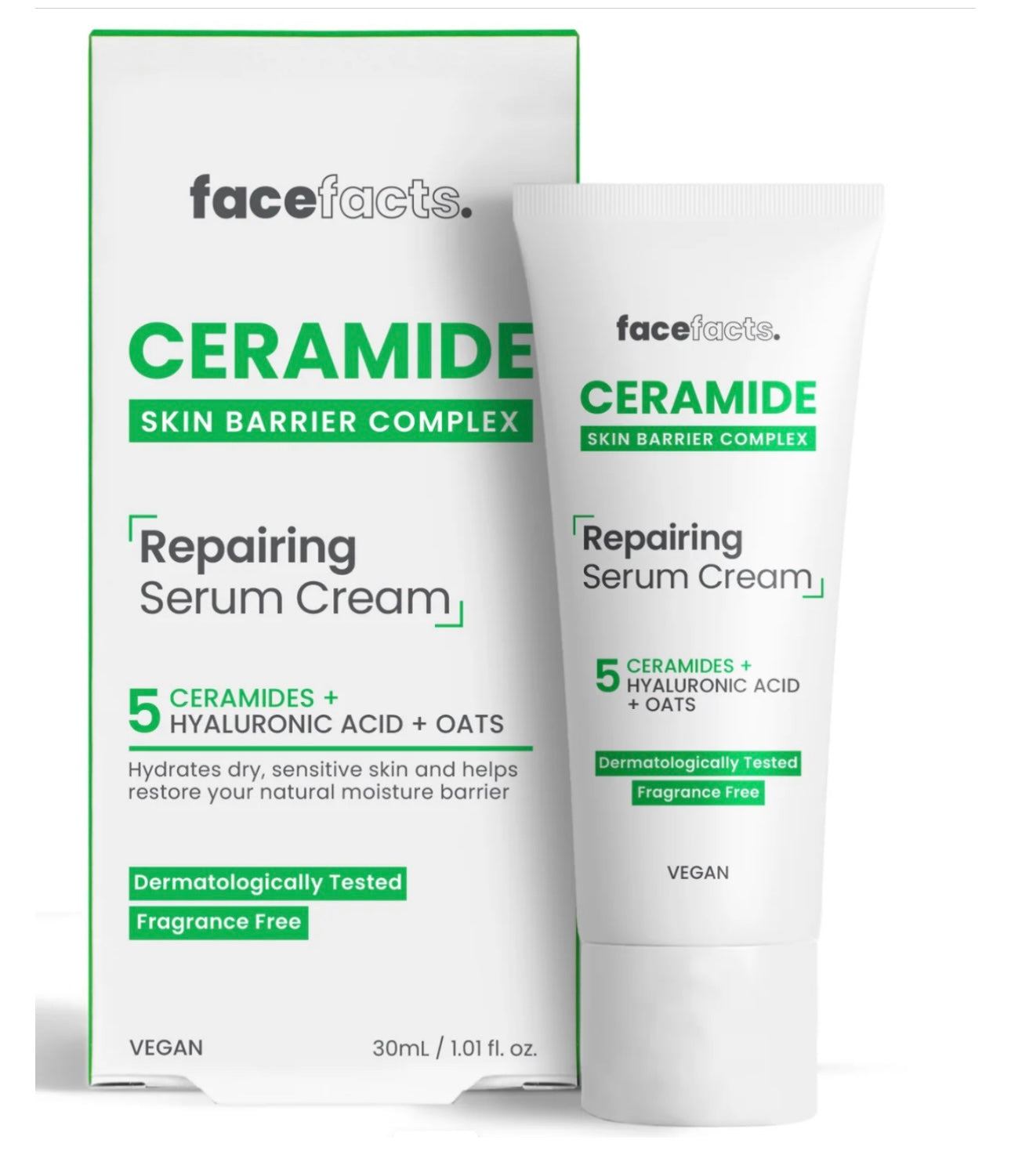 Face facts Ceremides Repairing Serum Cream