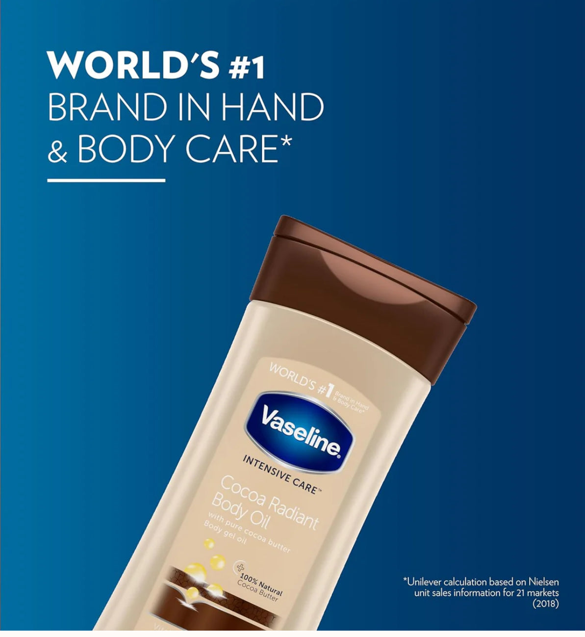Vaseline Coco Butter Radiant body oil 200ml