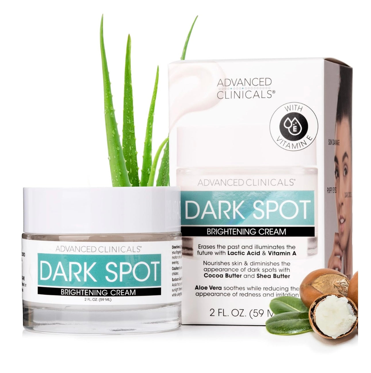 Advanced Clinicals Dark Spot Brightening Cream 59mls