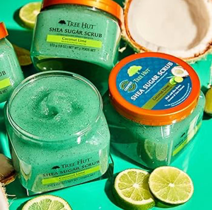 Tree Hut Shea Sugar Scrub Coconut & Lime Extract 510g