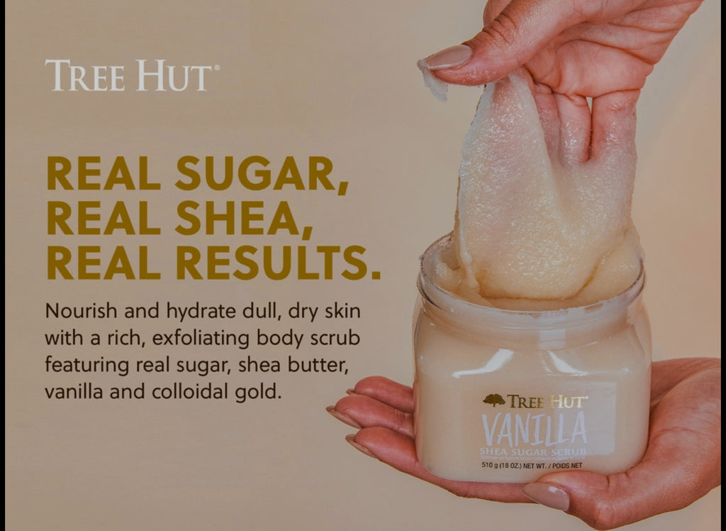 Tree Hut Shea Sugar Body Scrub Vanilla 510g
