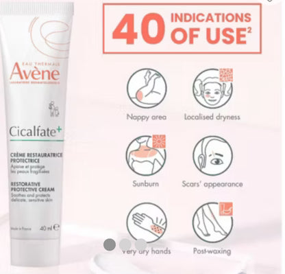 Avène Cicalfate Restorative Protective Cream for Sensitive & Damaged Skin 40ml