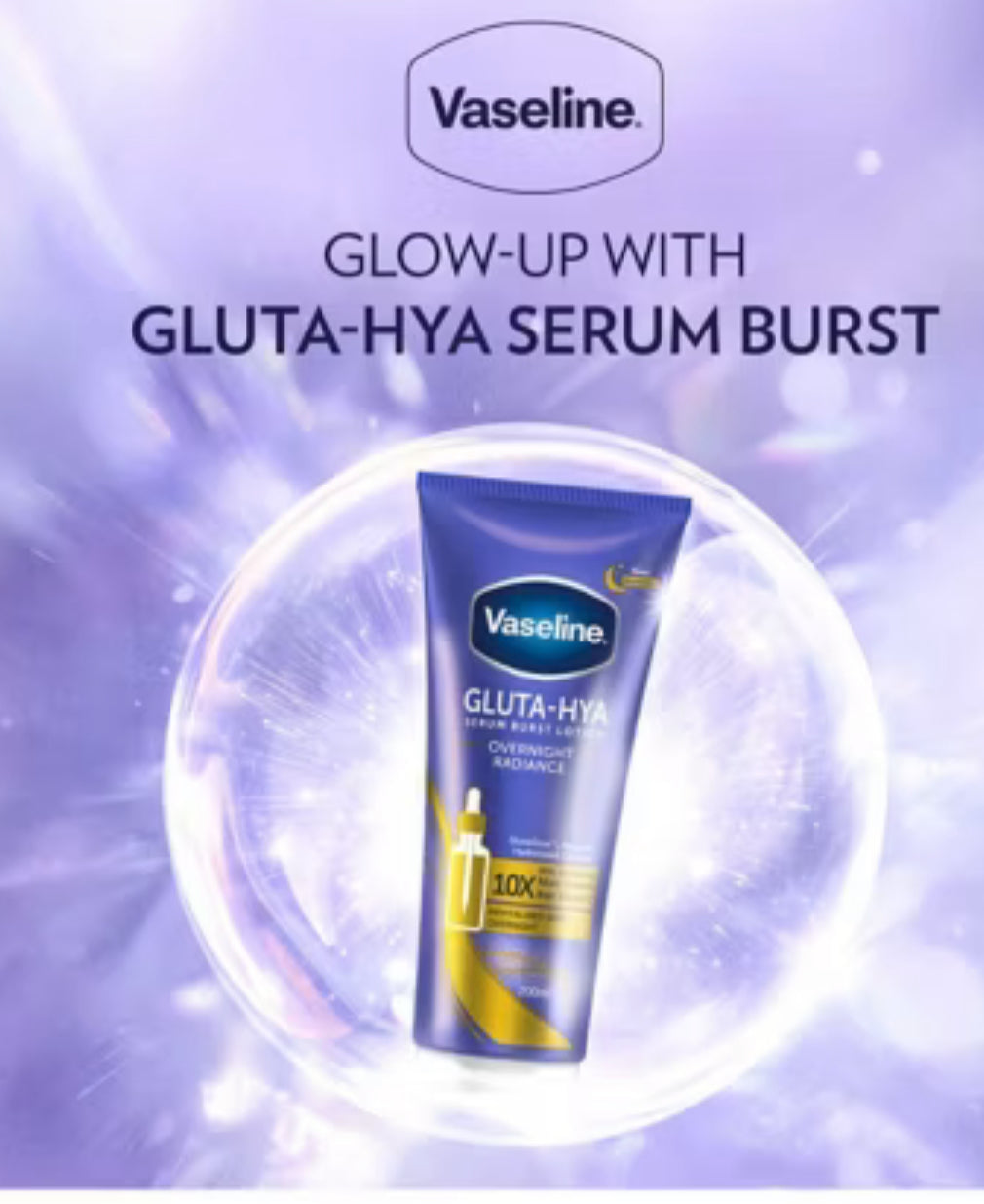 Vaseline Gluta-Hya Overnight Radiance 200mls