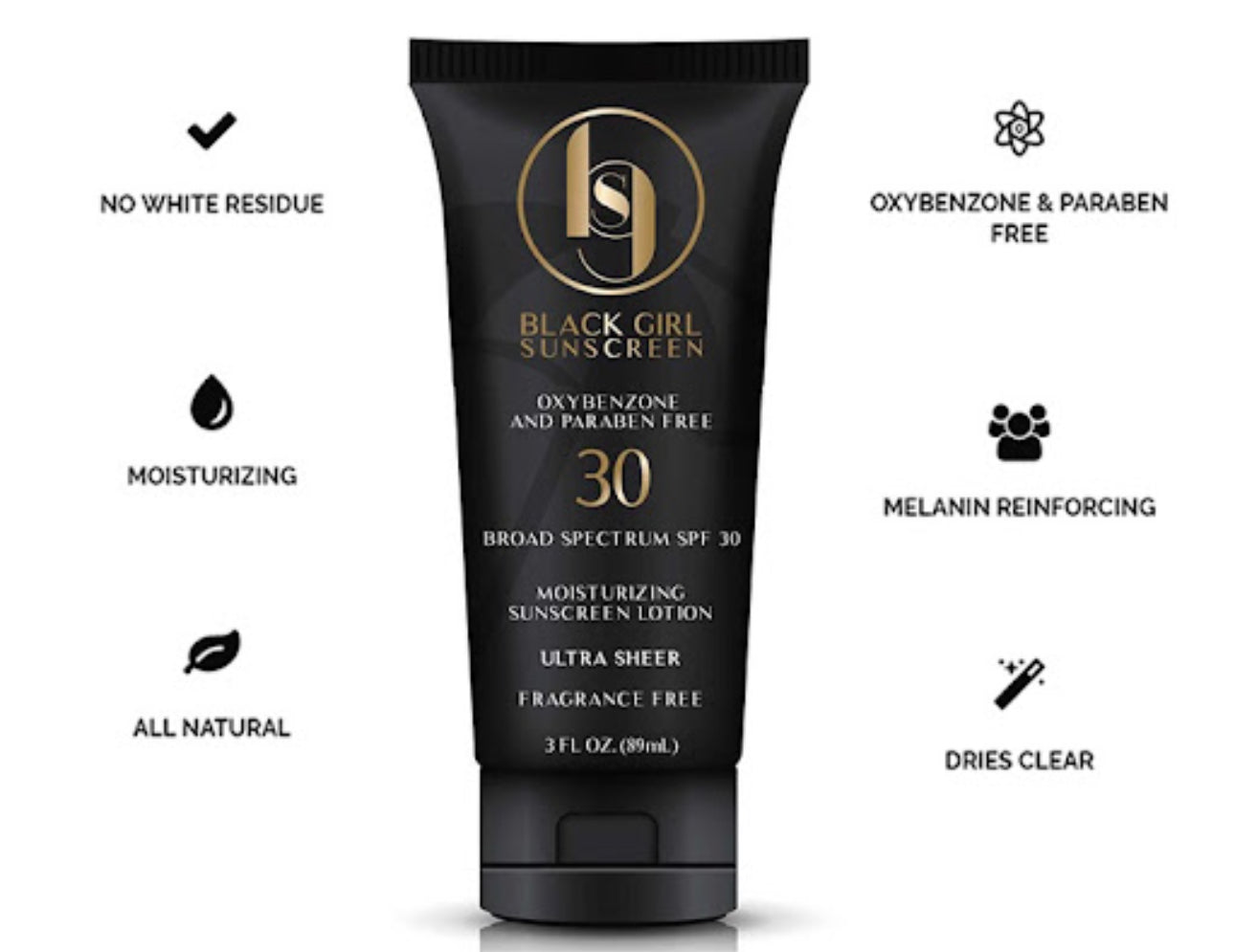 Black Girl Sunscreen 89mls
