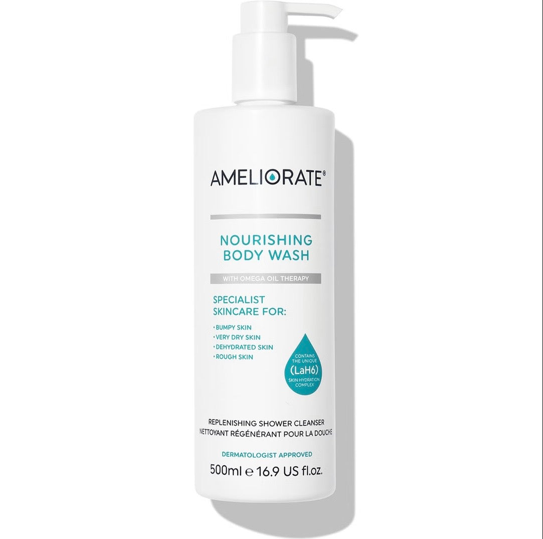 Ameliorate Nourishing Body Wash for Dry & Keratosis Pilaris Skin 500ml