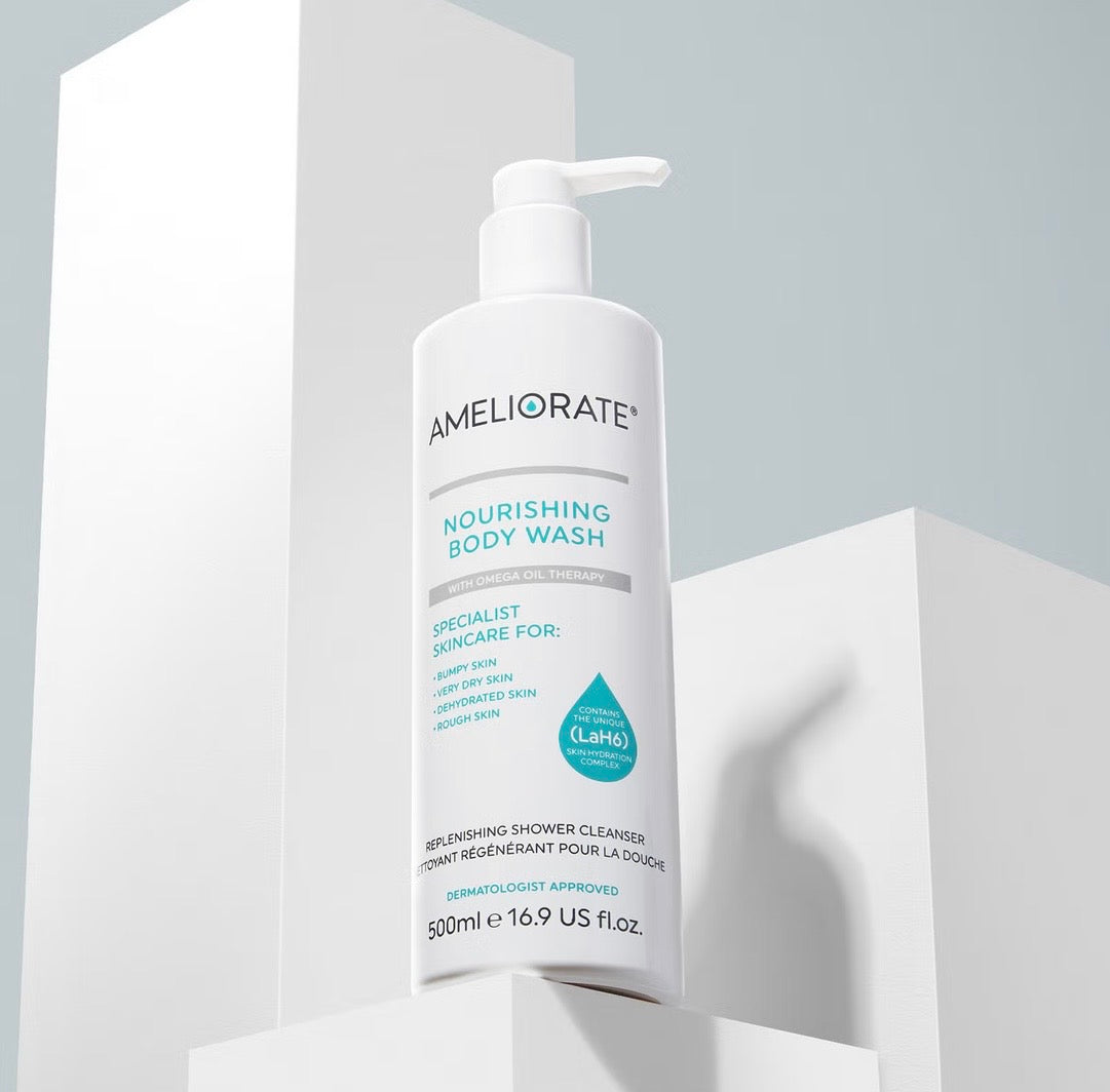 Ameliorate Nourishing Body Wash for Dry & Keratosis Pilaris Skin 500ml