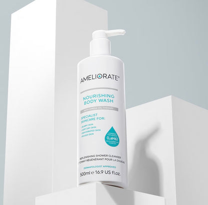Ameliorate Nourishing Body Wash for Dry & Keratosis Pilaris Skin 500ml
