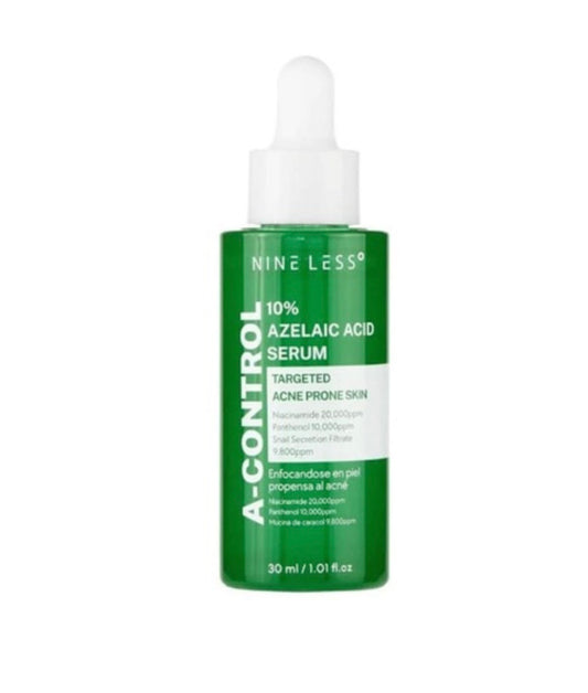 NINELESS A-Control 10% Azelaic Acid Serum 30ml – Acne & Redness Treatment
