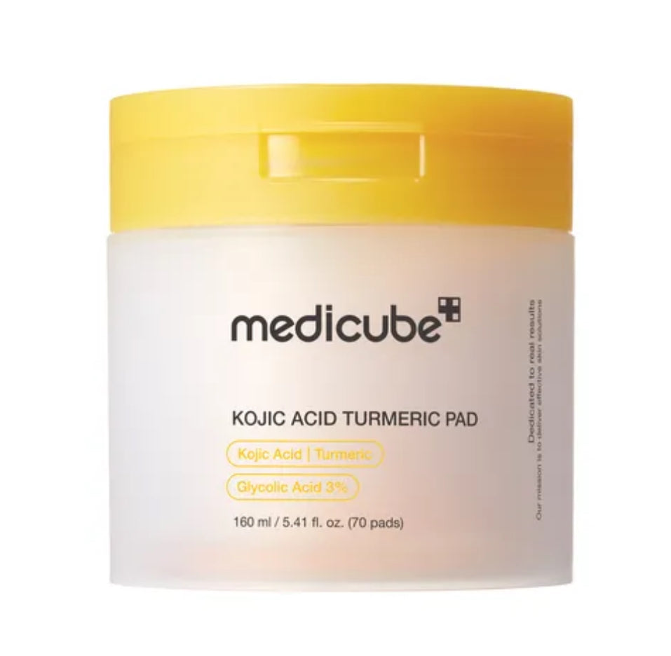 Medicube Zero Pore Pad Turmeric 160ml | Exfoliating Toner Pads