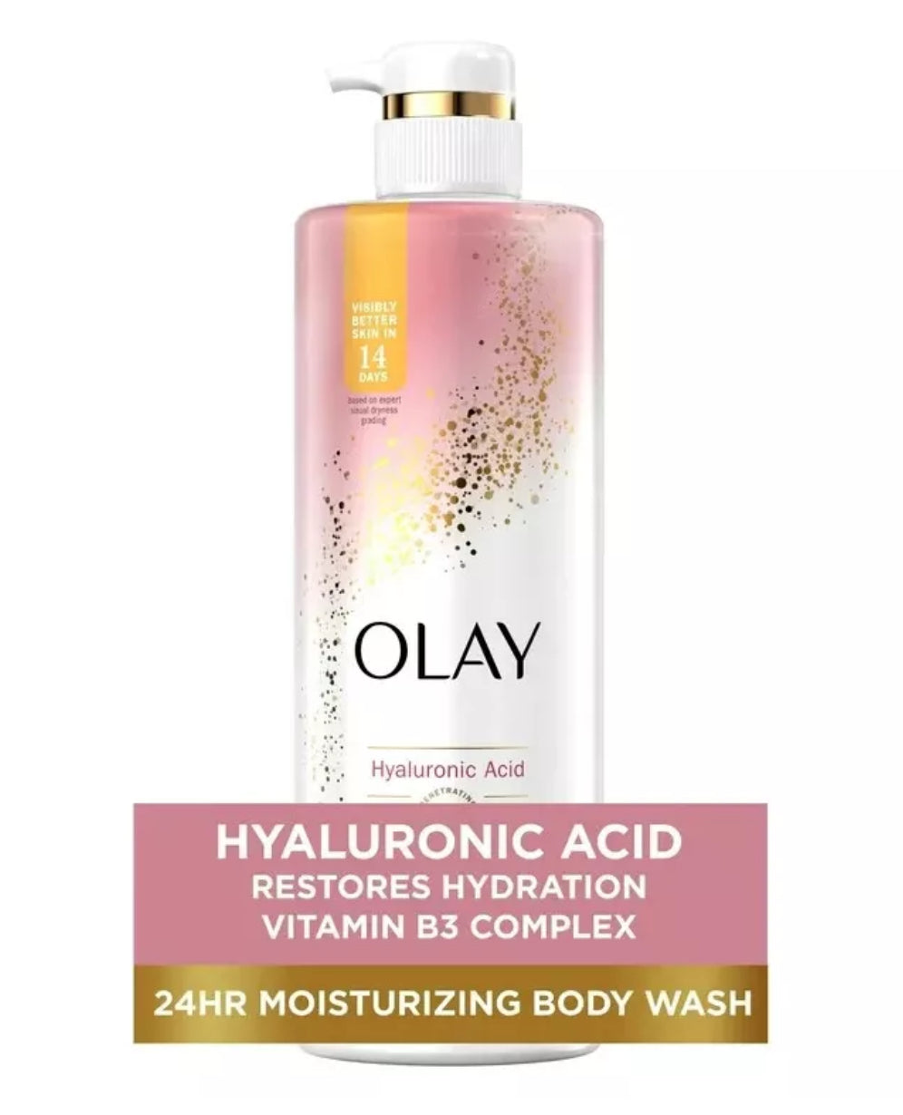 Olay Cleansing & Nourishing Body Wash with Hyaluronic Acid & Vitamin B3 Complex 20 fl oz