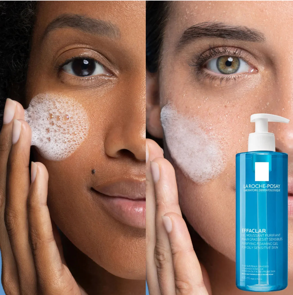 La Roche-Posay Effaclar Purifying Foaming Gel Cleanser for Oily, Blemish-Prone Skin 400ml