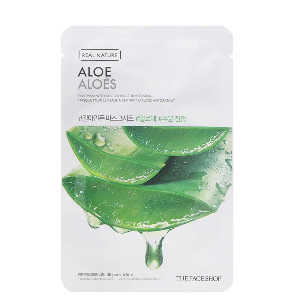 THE FACE SHOP - Real Nature Face Mask 1pc (20 Types)