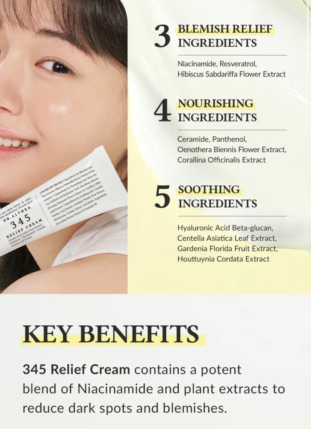 Dr. Althea - 345 Relief Cream 50mls