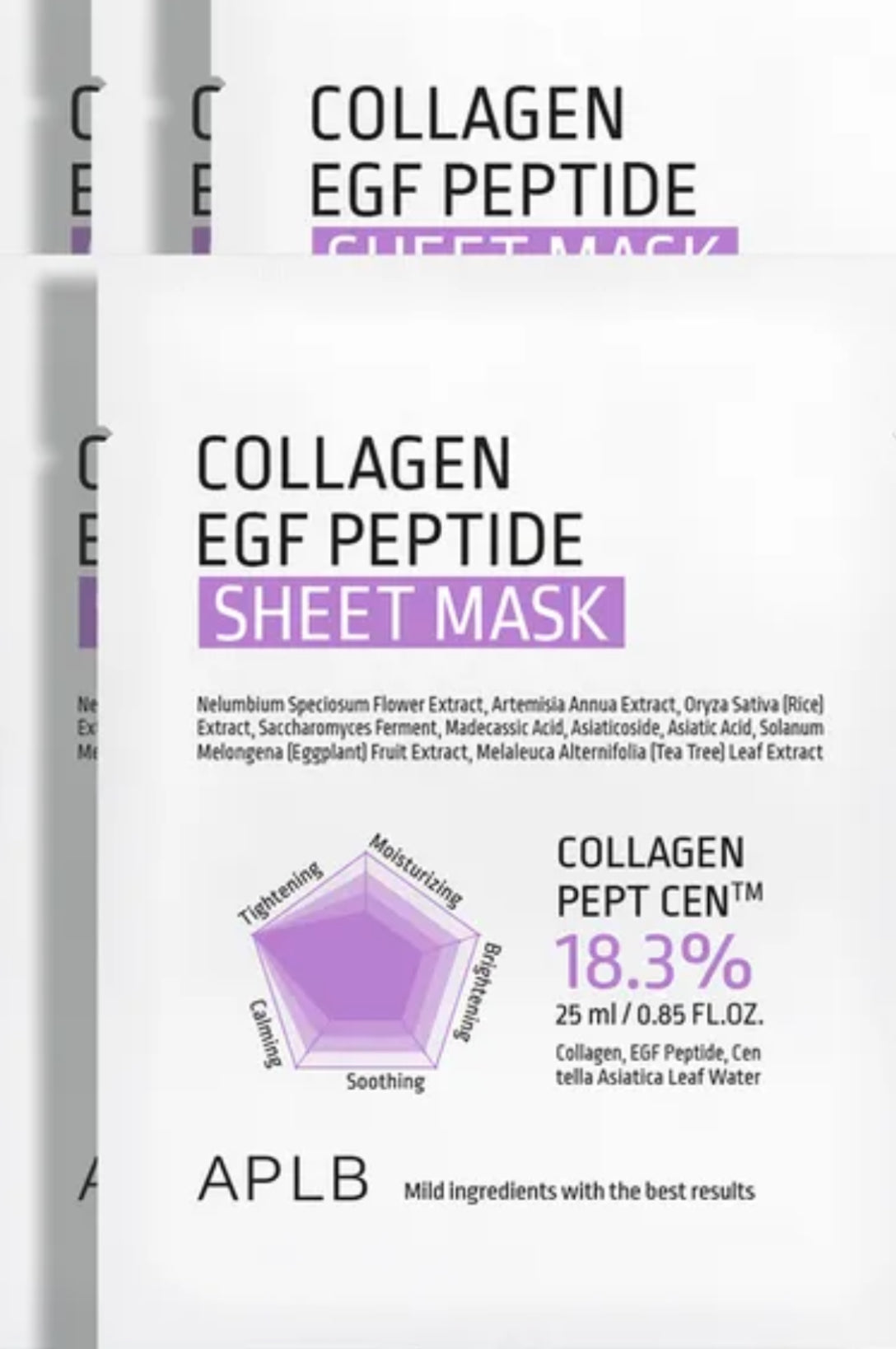 APLB - Collagen EGF Peptide Sheet Mask 25mls