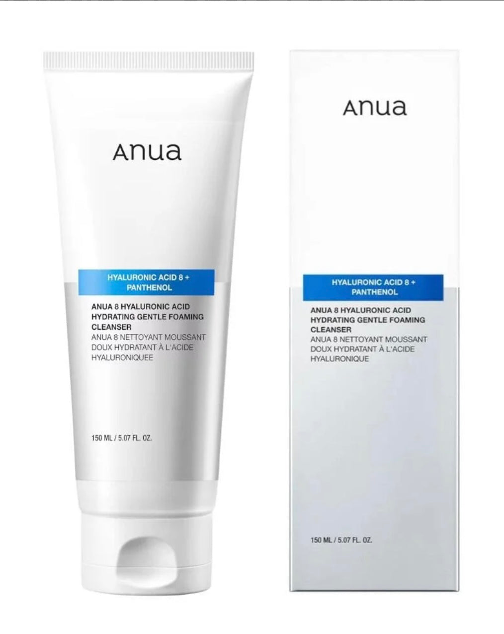 Anua 8 Hyaluronic Acid Hydrating Gentle Foaming Cleanser - 150ml