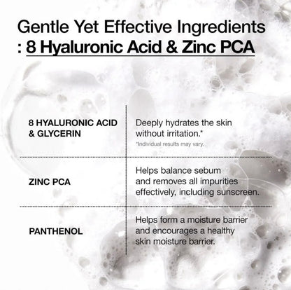 Anua 8 Hyaluronic Acid Hydrating Gentle Foaming Cleanser - 150ml