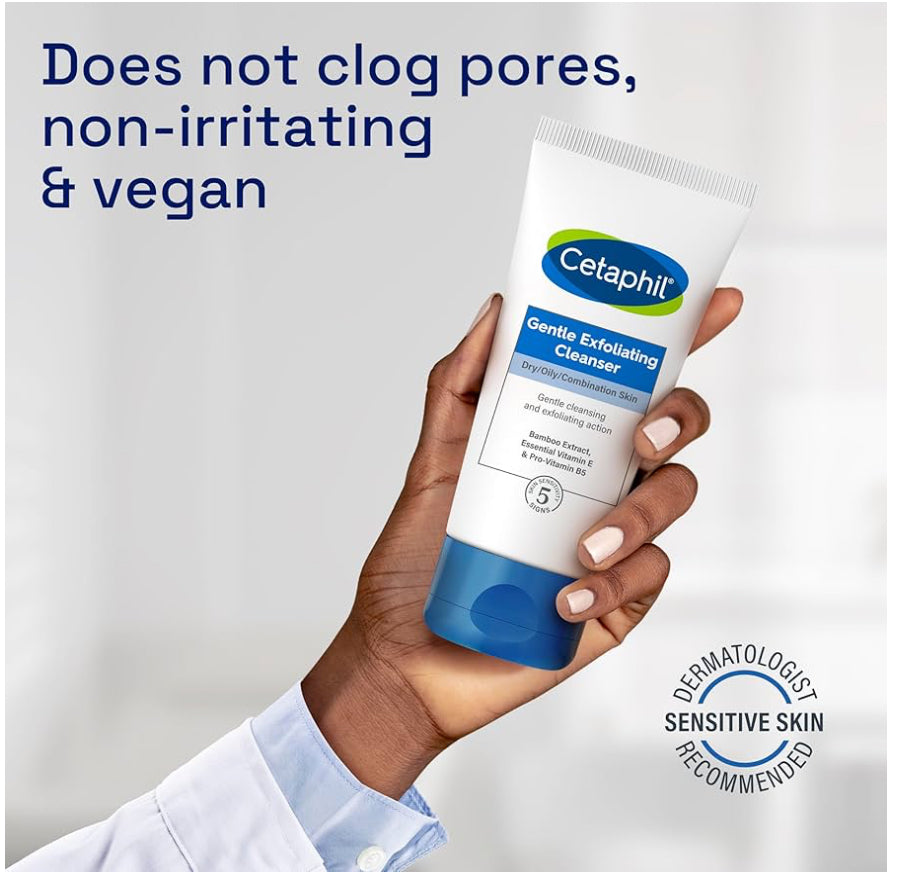 Cetaphil Gentle Exfoliating Scrub Cleanser, For Dry, Oil & Combination Skin 178ml