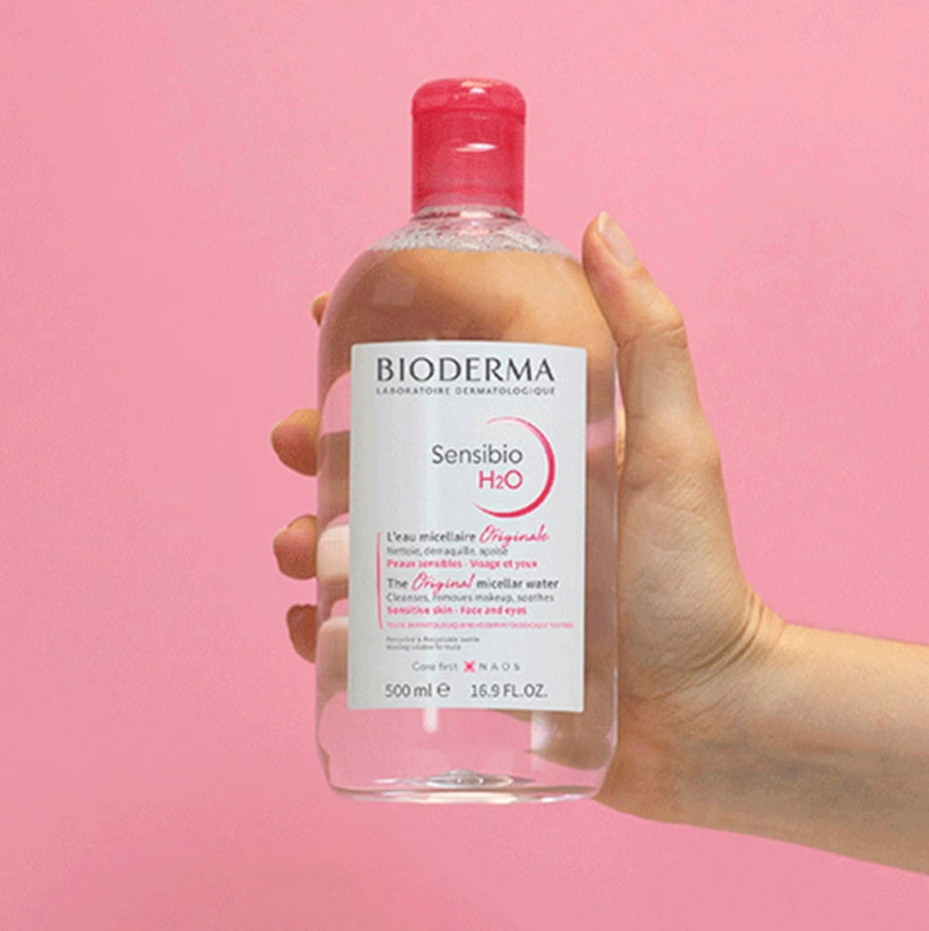 Bioderma Sensibio H2O Micellar Water 500ml – Gentle Cleansing Water for Sensitive Skin