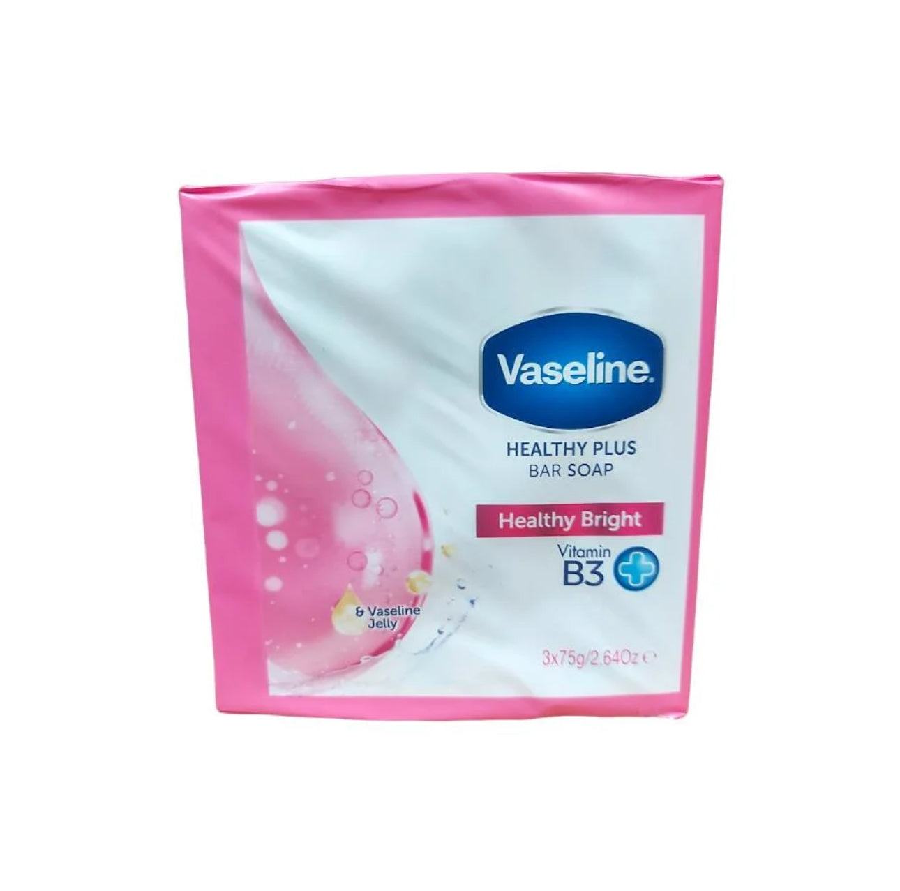 Vaseline Healthy Plus Bar Soap Vit B3 Healthy Bright- Bar Soap (3x75g)