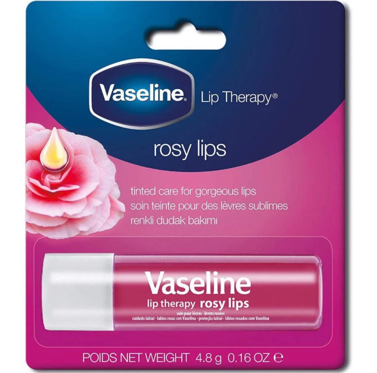 Vaseline Rosy Lips Lip Care Stick - 4.8g