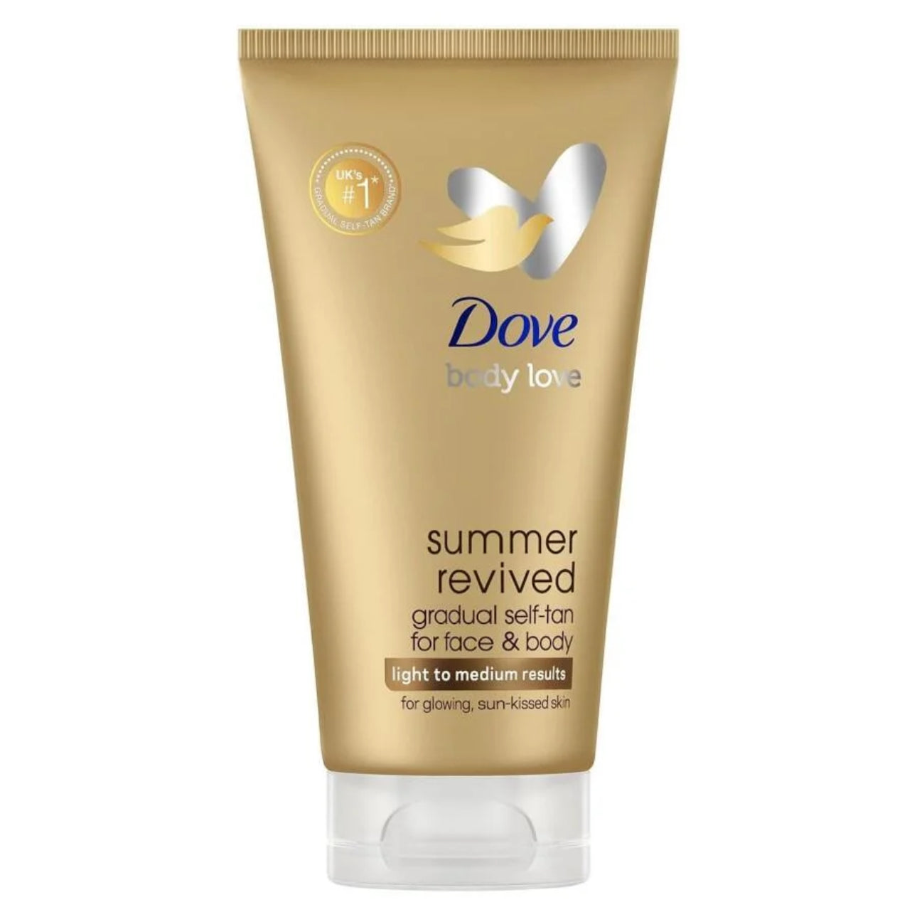 Dove Summer Revived Gradual Self-Tan For Face & Body - Light To Medium (75ml)