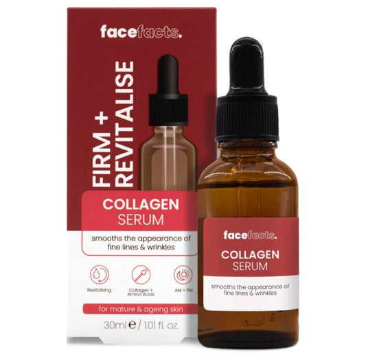 Face Facts Firm+ Revitalise Collagen Facial Serum - 30ml
